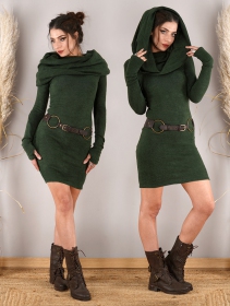 "Mantra" sweater dress, Forest green