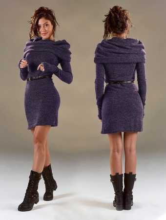 \ Mantra\  sweater dress, Purple