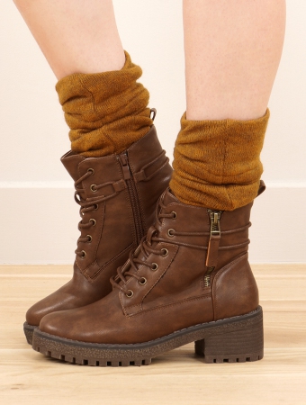 \ Matangi\  heeled ankle boots, Camel brown