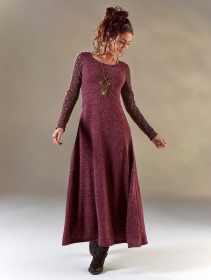 \ Melisandre\  crochet long dress, Wine