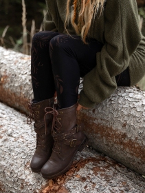 \ Menaka\  boots, Dark brown