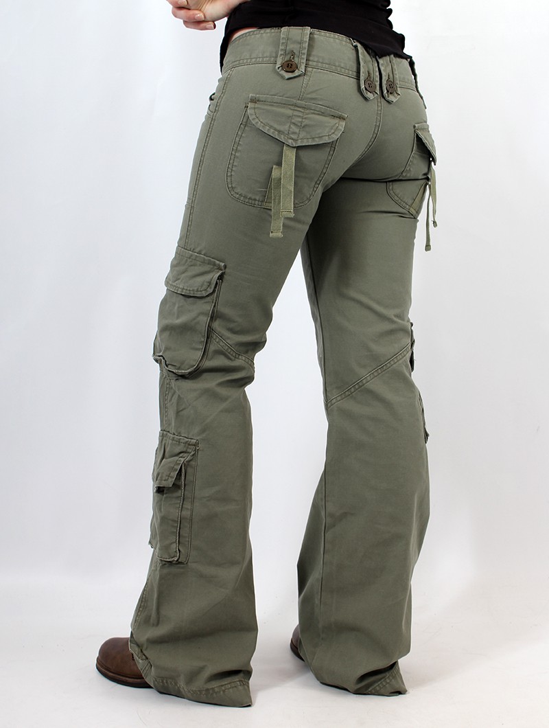 Green Stacked Cargo Pants – Iridium Clothing Co