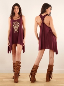 \ Naakini\  printed knotted sleeveless tunic - Various colors available