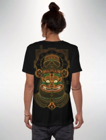 \ Nara Simha\' printed short sleeve t-shirt, Black