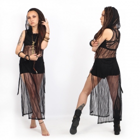 \"Nephilim\" dress, Black lace