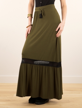 \ Nimue\  long skirt, Army green
