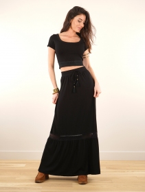 \ Nimue\  long skirt, Black