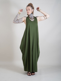 \ Noéa\  sleeveless long dress, Khaki green
