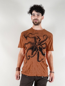 \"Octopus\" t-shirt, Orange