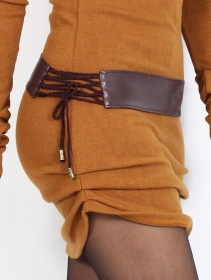 \ Oleyäa\  belt, Brown faux leather