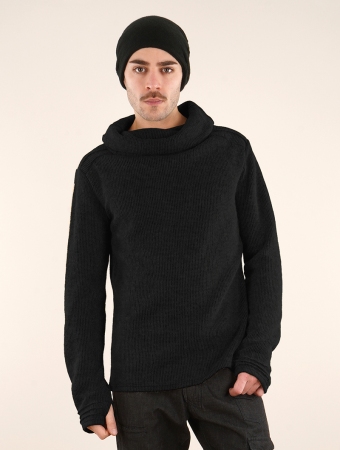 \ zz\  sweater top, Black