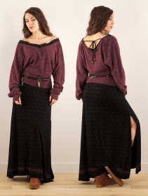 \ Physälis\  2in1 roll-up sweater, Wine