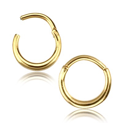 \ Salil\  gold coated nose ring