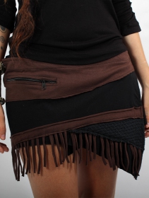 Skirt \ Azhar\ , Black brown
