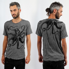 Sure \\\"Octopus\\\" T-shirt, Dark grey