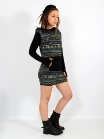 \ Suwanna Pirun\  sweater dress, Black