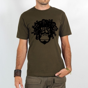 T-shirt \ medusa monkey\ 