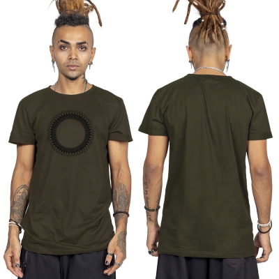\ Tierra Helios\  t-shirt, Khaki green and black
