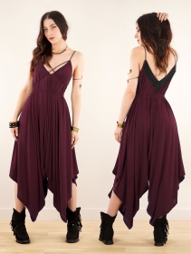 \ Topaz\  loose and reversible strappy jumpsuit, Wine