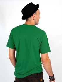 \ Tree crow\  printed short sleeve t-shirt, Green