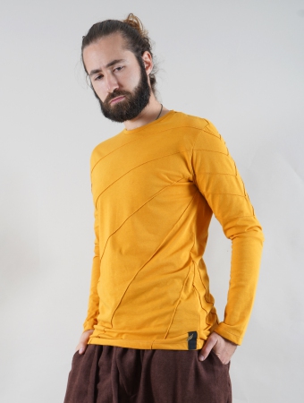 \ Vulcan\  long sleeve t-shirt, Mustard