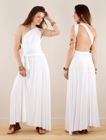 \ Wakiza\  long infinity dress, White