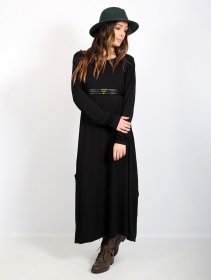 \ Wasilah\  long dress, Black