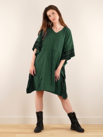 \ Wilwarin Ethnic Arrow\  Kaftan dress, Forest green