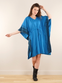 \ Wilwarin Ethnic Arrow\  Kaftan dress, Teal blue
