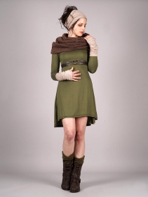 \ Ysïaa\  long sleeve dress, Army green