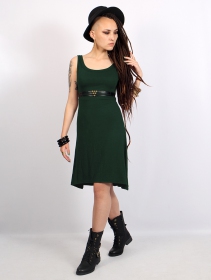 \ Ysïaak\  sleeveless dress, Forest green