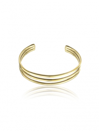 \ Zarina\  golden brass bangle bracelet