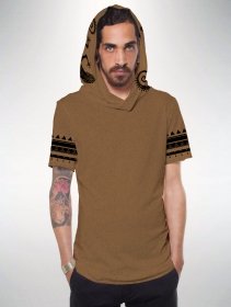\"Zikit\" t-shirt, Moka brown